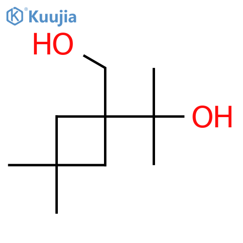 2-1-(hydroxymethyl)-3,3-dimethylcyclobutylpropan-2-ol structure