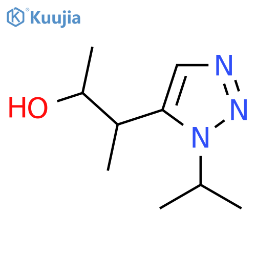 3-1-(propan-2-yl)-1H-1,2,3-triazol-5-ylbutan-2-ol structure