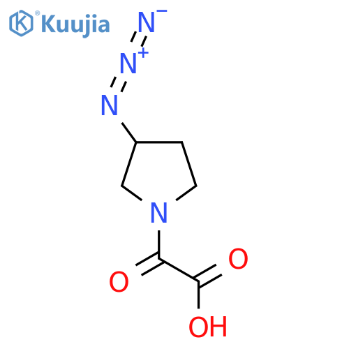 2-(3-Azidopyrrolidin-1-yl)-2-oxoacetic acid structure