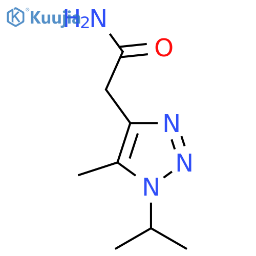2-5-methyl-1-(propan-2-yl)-1H-1,2,3-triazol-4-ylacetamide structure