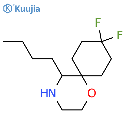 5-butyl-9,9-difluoro-1-oxa-4-azaspiro5.5undecane structure