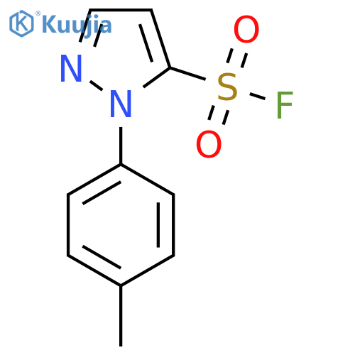 1-(4-methylphenyl)-1H-pyrazole-5-sulfonyl fluoride structure