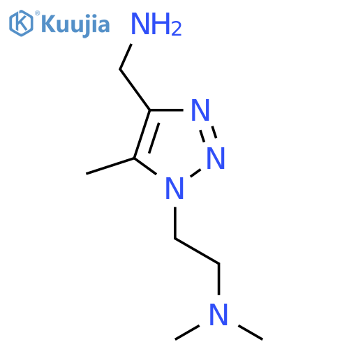 {1-2-(dimethylamino)ethyl-5-methyl-1H-1,2,3-triazol-4-yl}methanamine structure