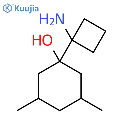 1-(1-aminocyclobutyl)-3,5-dimethylcyclohexan-1-ol structure