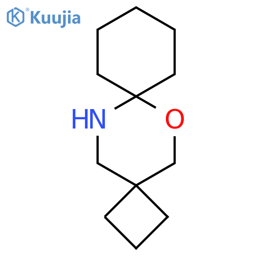 6-oxa-13-azadispiro3.2.5^{7}.2^{4}tetradecane structure