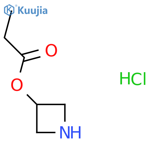 azetidin-3-yl propanoate hydrochloride structure