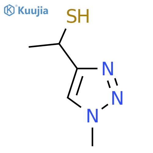 1-(1-methyl-1H-1,2,3-triazol-4-yl)ethane-1-thiol structure