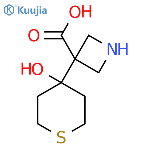 3-(4-hydroxythian-4-yl)azetidine-3-carboxylic acid structure