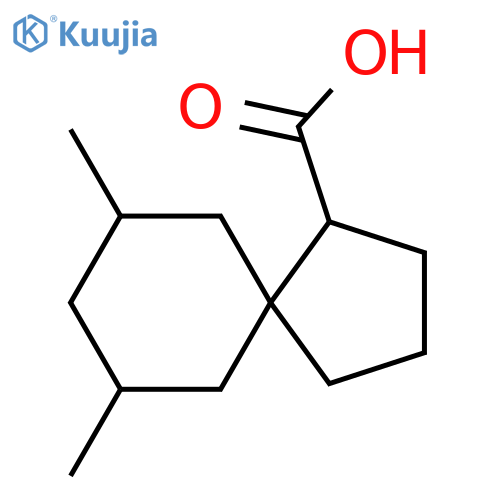 7,9-dimethylspiro4.5decane-1-carboxylic acid structure