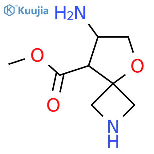 methyl 7-amino-5-oxa-2-azaspiro3.4octane-8-carboxylate structure