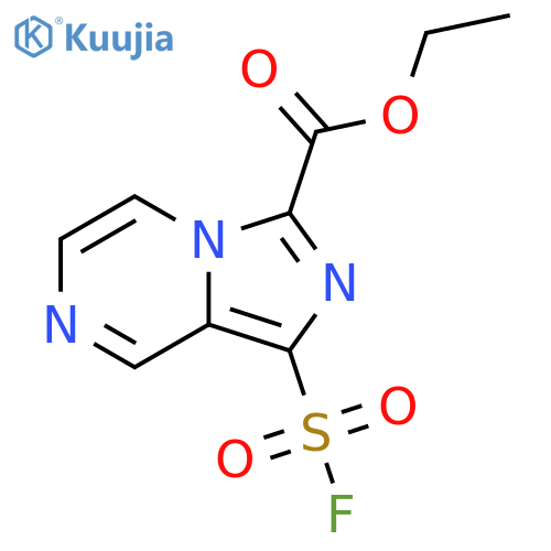 ethyl 1-(fluorosulfonyl)imidazo1,5-apyrazine-3-carboxylate structure