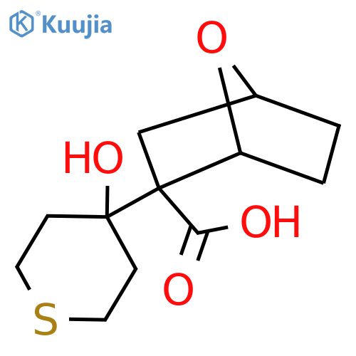 2-(4-hydroxythian-4-yl)-7-oxabicyclo2.2.1heptane-2-carboxylic acid structure