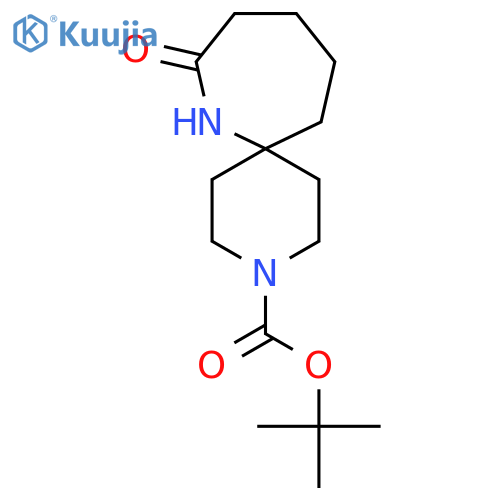 tert-butyl 8-oxo-3,7-diazaspiro5.6dodecane-3-carboxylate structure