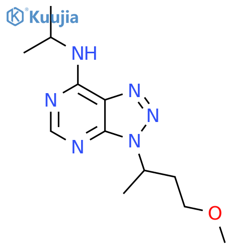 3-(4-methoxybutan-2-yl)-N-(propan-2-yl)-3H-1,2,3triazolo4,5-dpyrimidin-7-amine structure