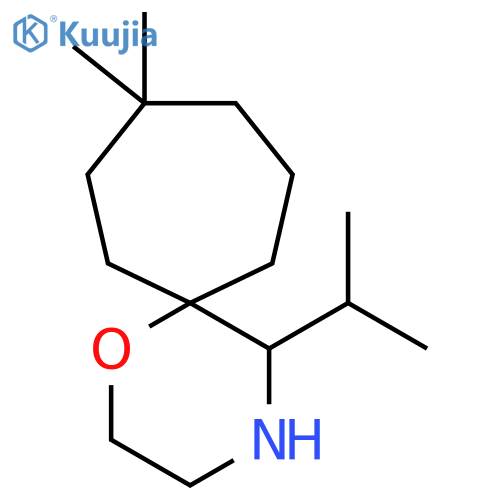 9,9-dimethyl-5-(propan-2-yl)-1-oxa-4-azaspiro5.6dodecane structure
