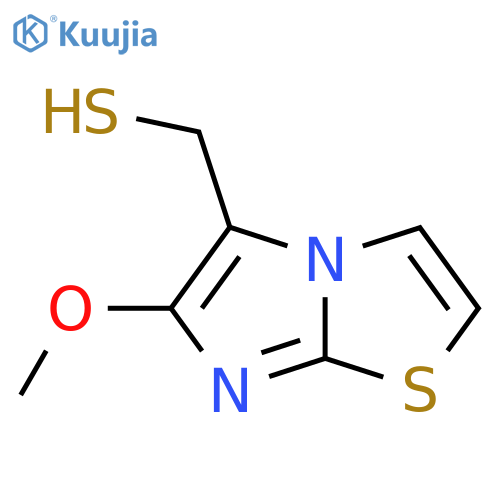 {6-methoxyimidazo2,1-b1,3thiazol-5-yl}methanethiol structure