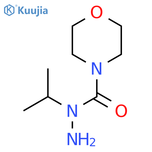 N-(propan-2-yl)morpholine-4-carbohydrazide structure