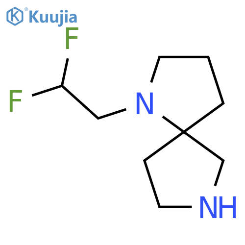 1-(2,2-difluoroethyl)-1,7-diazaspiro4.4nonane structure