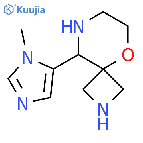 9-(1-methyl-1H-imidazol-5-yl)-5-oxa-2,8-diazaspiro3.5nonane structure