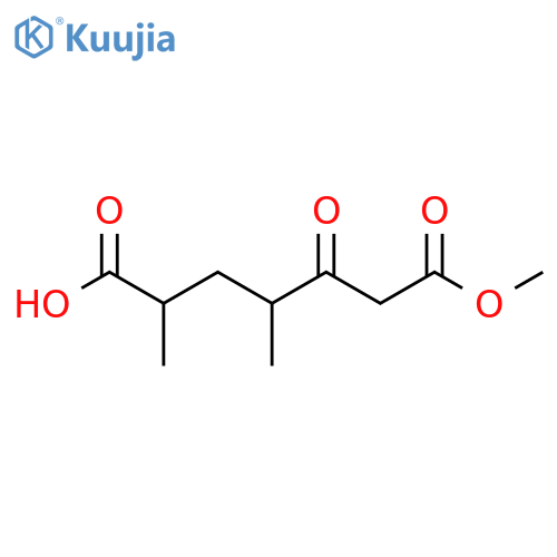 7-methoxy-2,4-dimethyl-5,7-dioxoheptanoic acid structure
