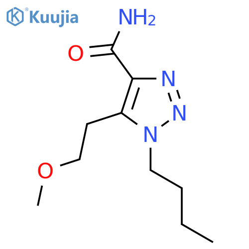 1-butyl-5-(2-methoxyethyl)-1H-1,2,3-triazole-4-carboxamide structure