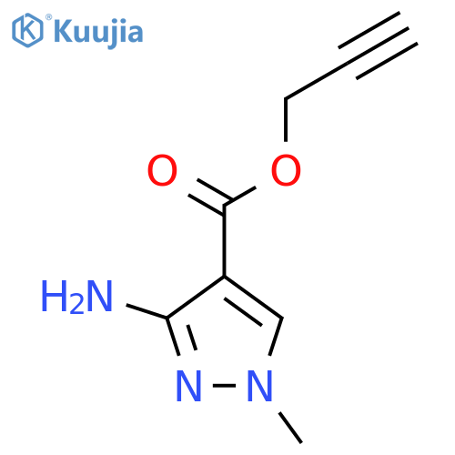 prop-2-yn-1-yl 3-amino-1-methyl-1H-pyrazole-4-carboxylate structure