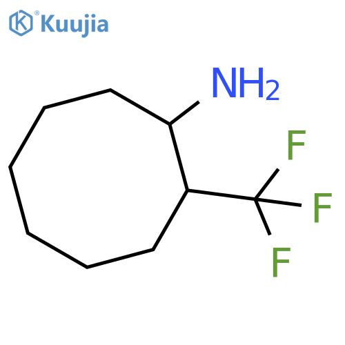 2-(trifluoromethyl)cyclooctan-1-amine structure