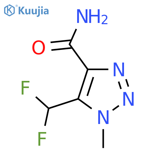 5-(difluoromethyl)-1-methyl-1H-1,2,3-triazole-4-carboxamide structure
