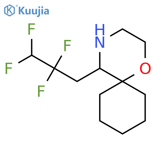 5-(2,2,3,3-tetrafluoropropyl)-1-oxa-4-azaspiro5.5undecane structure