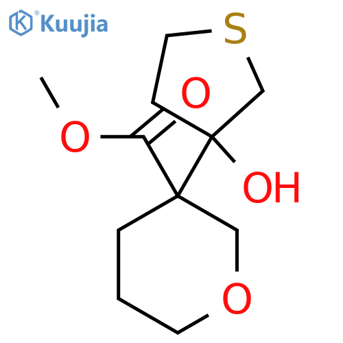 methyl 3-(3-hydroxythiolan-3-yl)oxane-3-carboxylate structure