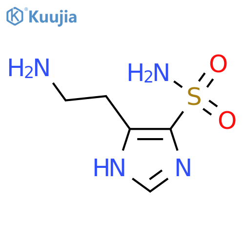 4-(2-aminoethyl)-1H-imidazole-5-sulfonamide structure