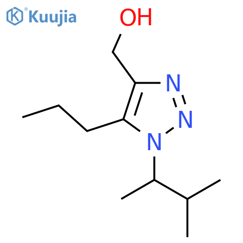 1-(3-methylbutan-2-yl)-5-propyl-1H-1,2,3-triazol-4-ylmethanol structure