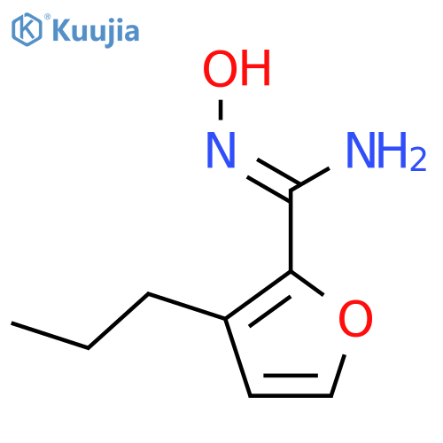 (Z)-N'-hydroxy-3-propylfuran-2-carboximidamide structure