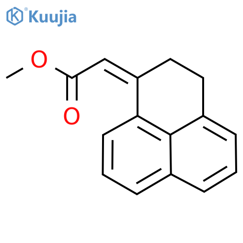 methyl 2-(1Z)-2,3-dihydro-1H-phenalen-1-ylideneacetate structure
