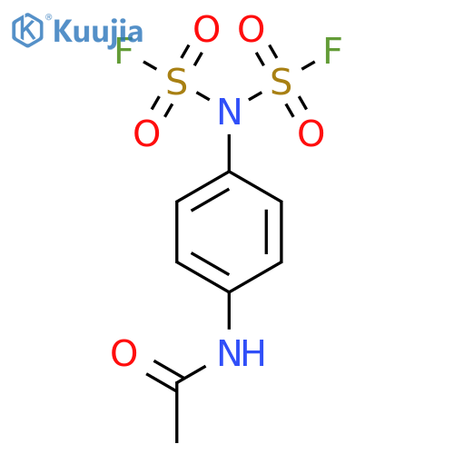 N-(4-Acetamidophenyl)-N-fluorosulfonylsulfamoyl fluoride structure