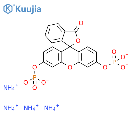 Fluorescein diphosphate tetraammonium salt structure