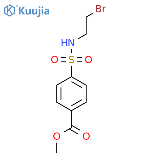 Methyl 4-{[(2-bromoethyl)amino]sulfonyl}benzoate structure