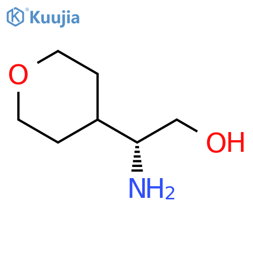 (2R)-2-amino-2-(oxan-4-yl)ethan-1-ol structure