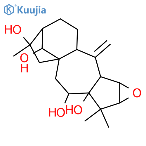 2,3-Epoxy-10(20)-grayanotoxene-5,6,14,16-tetrol; (1α,2β,3β,5β,6β,14β,16α)-form structure
