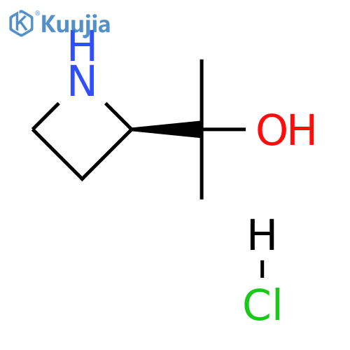 2-[(2R)-azetidin-2-yl]propan-2-ol;hydrochloride structure