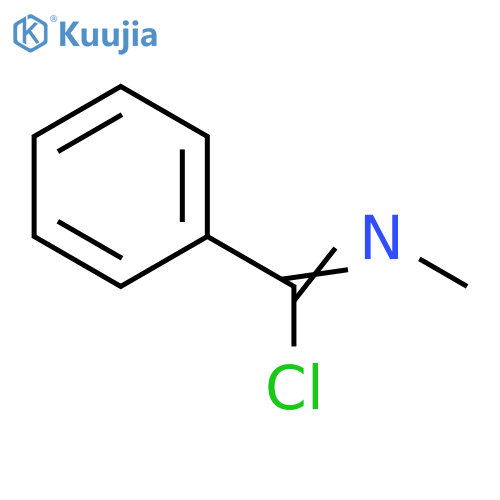 Benzenecarboximidoyl chloride, N-methyl- structure