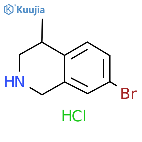 7-bromo-4-methyl-1,2,3,4-tetrahydroisoquinoline Hydrochloride structure