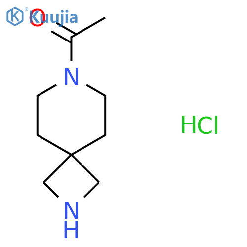 1-{2,7-diazaspiro[3.5]nonan-7-yl}ethan-1-one hydrochloride structure