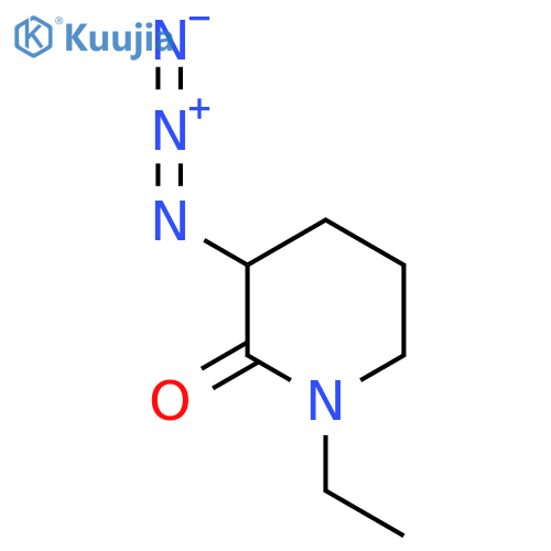 3-azido-1-ethylpiperidin-2-one structure