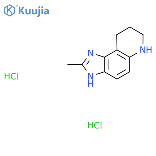 2-methyl-3H,6H,7H,8H,9H-imidazo4,5-fquinoline dihydrochloride structure