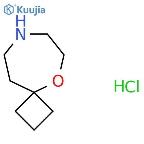 5-oxa-8-azaspiro3.6decane hydrochloride structure
