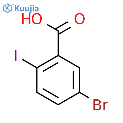 5-Bromo-2-iodobenzoic acid structure