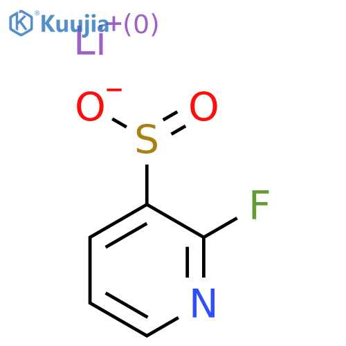 Lithium(1+) ion 2-fluoropyridine-3-sulfinate structure