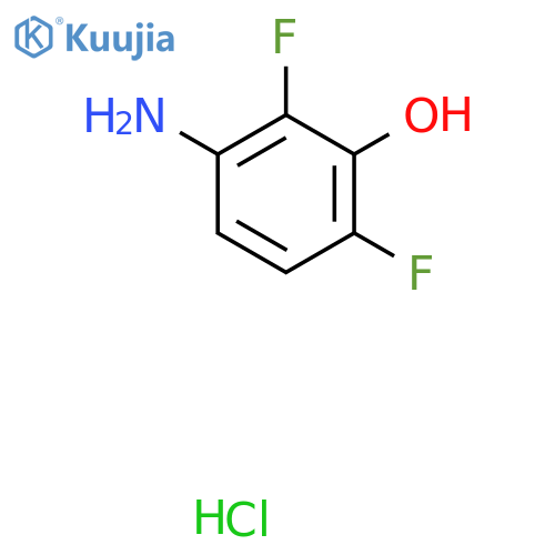 3-amino-2,6-difluorophenol hydrochloride structure
