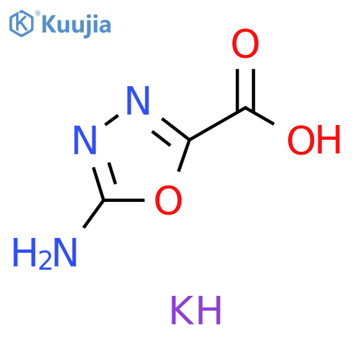 potassium 5-amino-1,3,4-oxadiazole-2-carboxylate structure